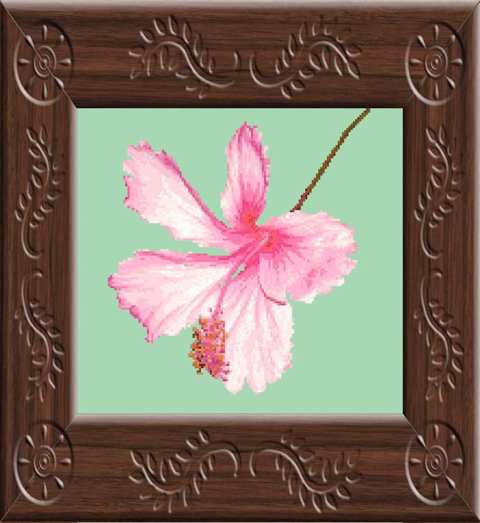 Pink Hibiscus Pattern (L9-007)